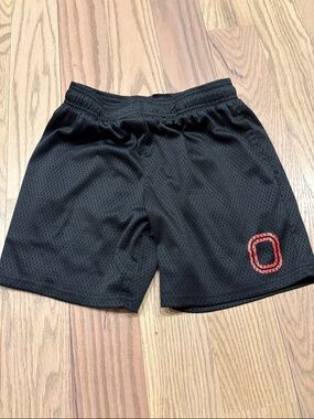 Overtime black mesh short